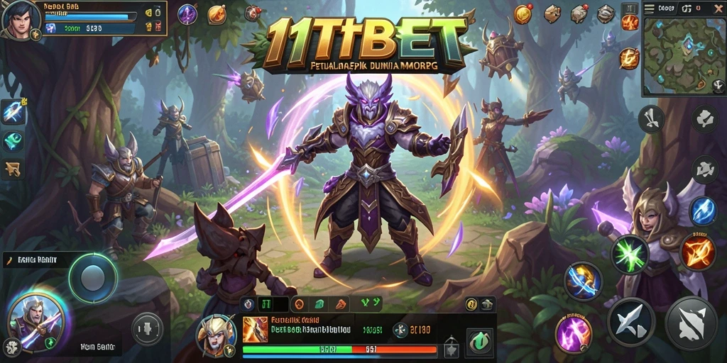 Tampilan gameplay 11TBET yang mendebarkan dalam dunia MMORPG.