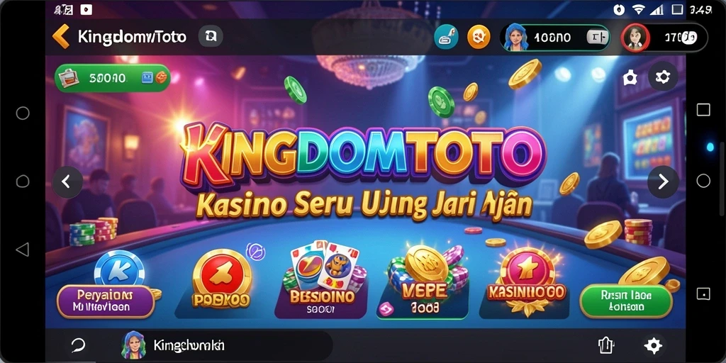 Gameplay menegangkan di KINGDOMTOTO dengan beragam pilihan permainan Kasino.