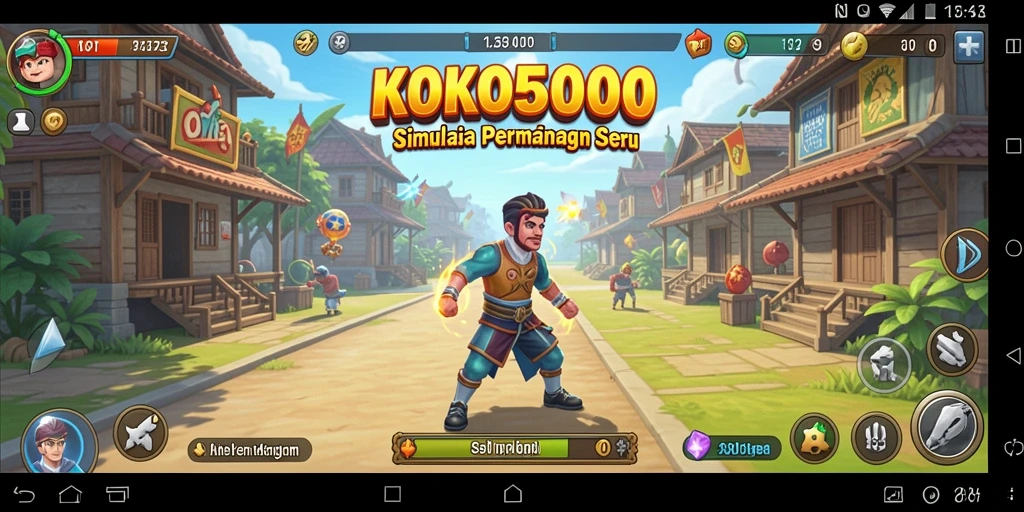 Screenshot KOKO5000 menampilkan gameplay simulasi yang menarik.
