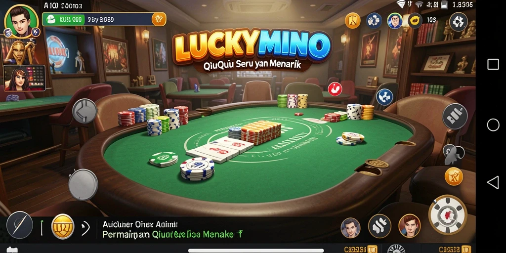 Gameplay menarik QiuQiu di LUCKYMINO yang penuh tantangan.