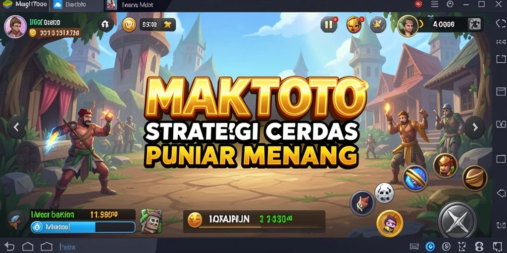 Tampilan permainan MAKTOTO dengan strategi mendebarkan.