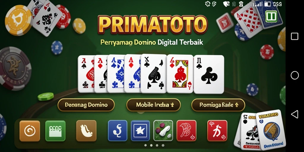 Tangkapan layar gameplay seru PRIMATOTO yang menunjukkan aksi Domino.
