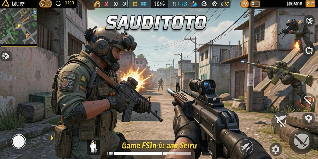 Screenshot gameplay seru dari SAUDITOTO yang menunjukkan aksi mendebarkan.