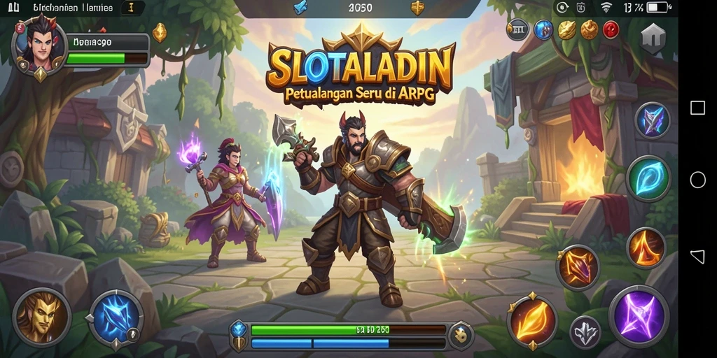 Tampilan gameplay seru dari <strong>SLOTALADIN</strong> di dunia ARPG yang penuh petualangan.