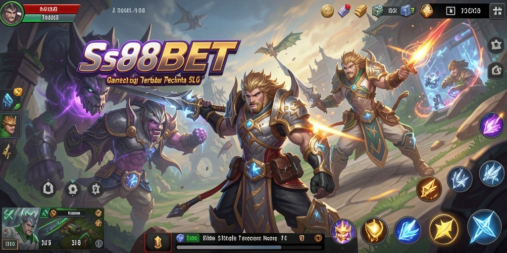 Tampilan gameplay strategis yang mendebarkan di SS88BET.